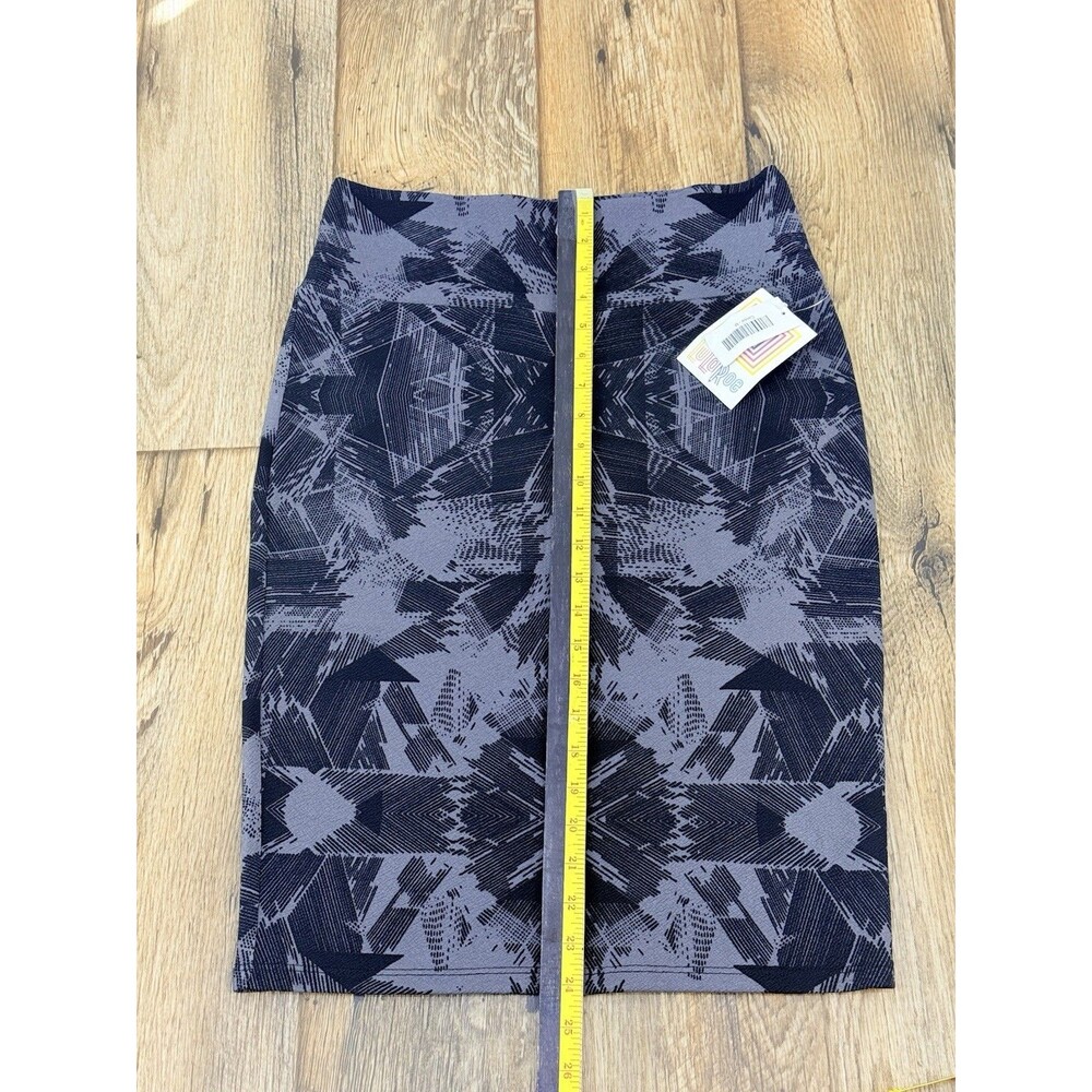 Lularoe Cassie Skirt Women's M Black Fitted Pull On Stretch NWT - Picture 6 of 9